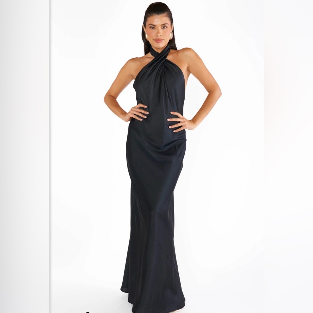Show Me Your MuMu Back Jasmine Halter Maxi Dress